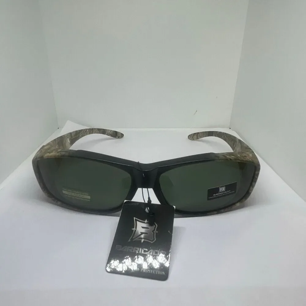 Barricade Polarized Fit Over Sunglasses Camo Wrap Around